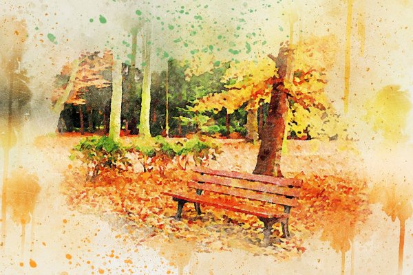 Осенняя акварель