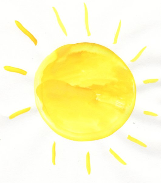 Желтое солнце