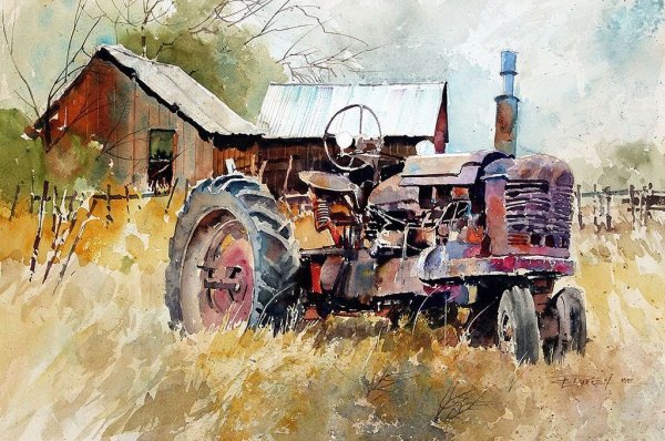 Карл Перселл художник картины