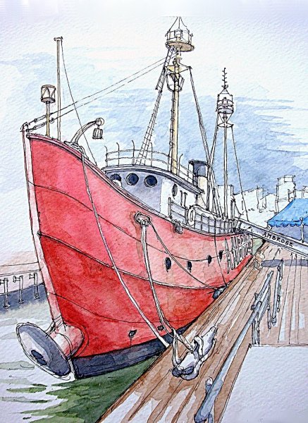 Скетчинг корабль