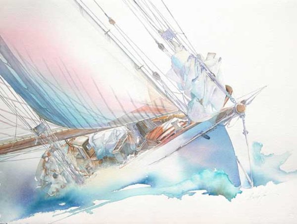 Корабль маркерами