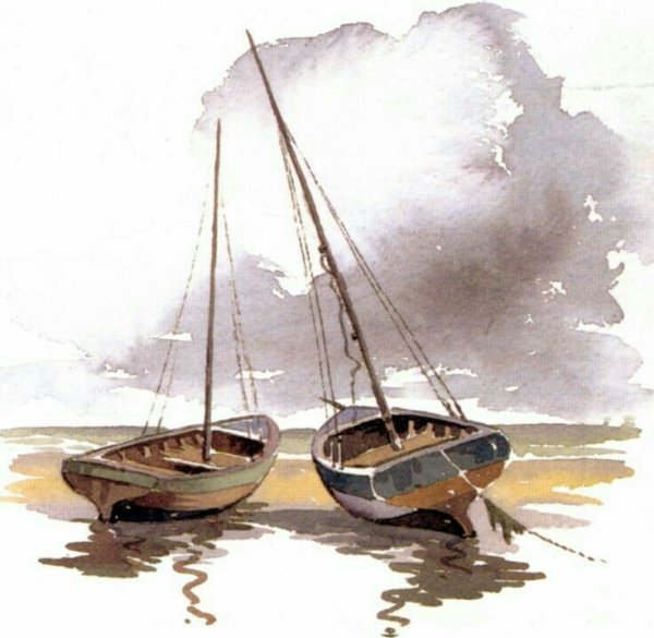 Парусники художник-акварелист
