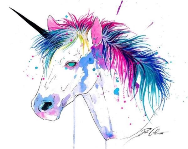 Акварельных Единороги