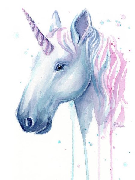 Акварельных Единороги