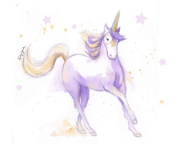 Постер Единорог в детскую