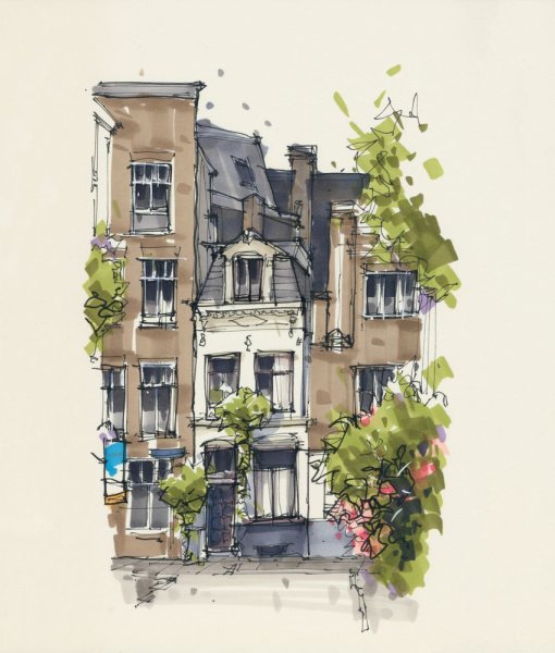 Скетчинг Амстердам