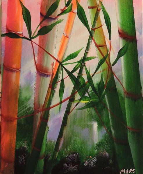 БАМ В живописи