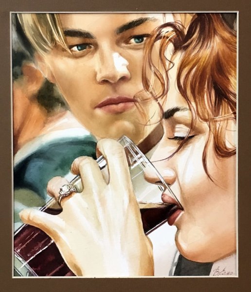 Портрет Кейт Уинслет из Титаника