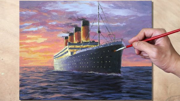 Титаник живопись картины