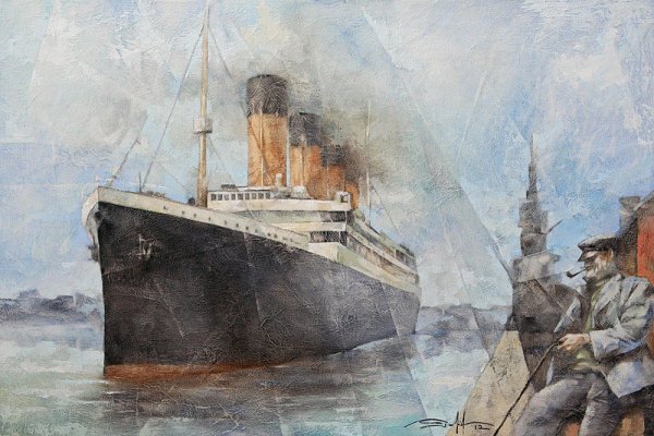 Титаник в порту Саутгемптона