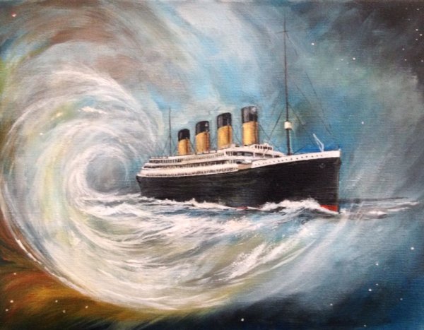 Титаник живопись картины