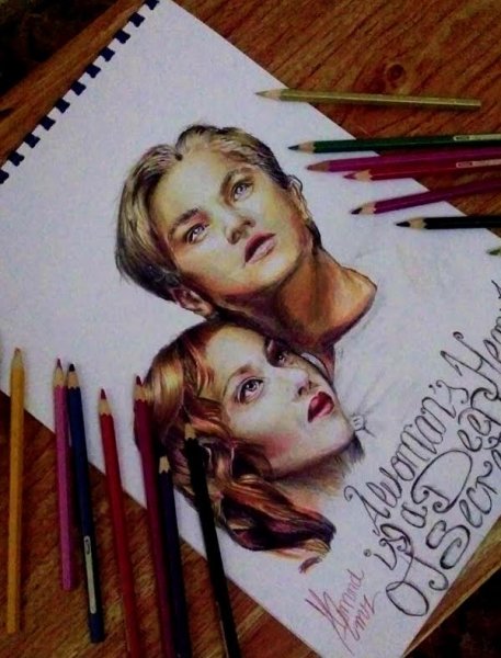 Роуз Доусон рисунок Джека