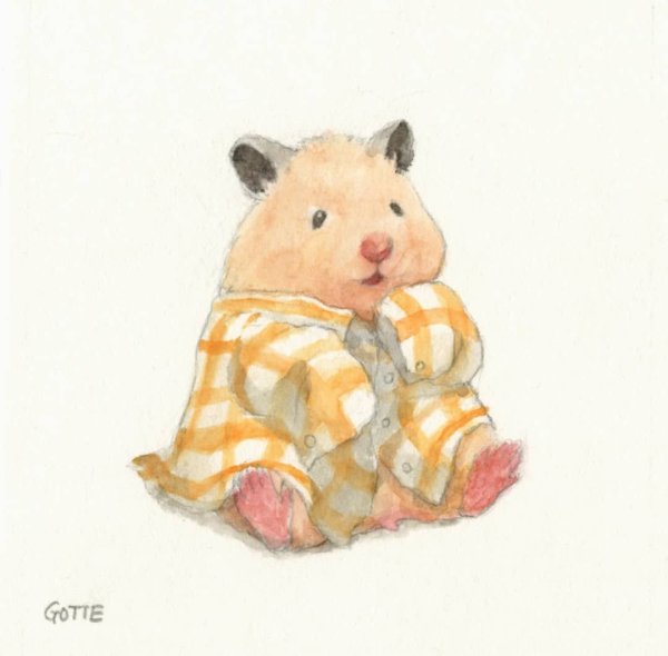 Акварельный хомяк