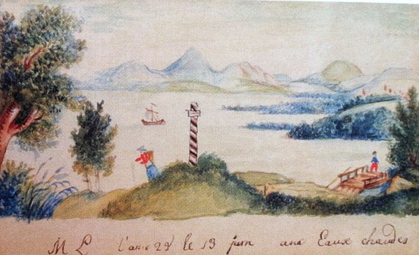 Рисунок Лермонтова на горячих Водах