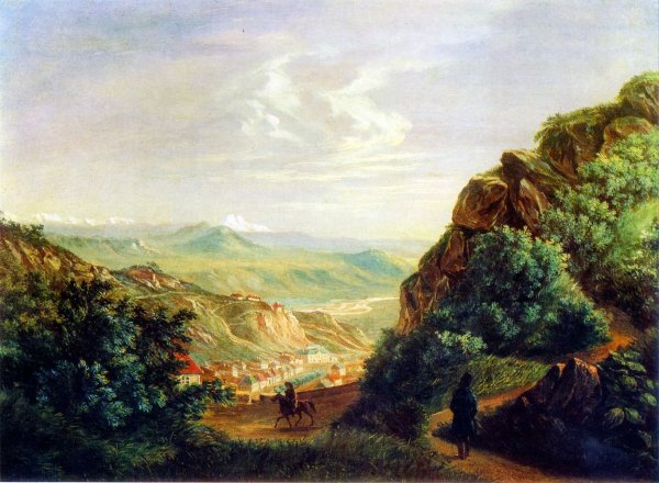 Акварель м.ю.Лермонтова. 1828 – 1832.