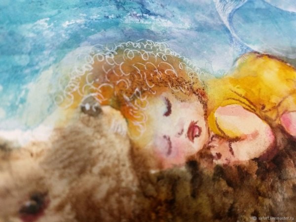 Сновидения акварель