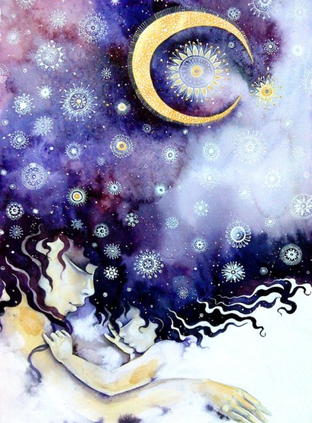 Ночь иллюстрации художников