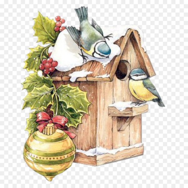 Кормушки для птиц зимой