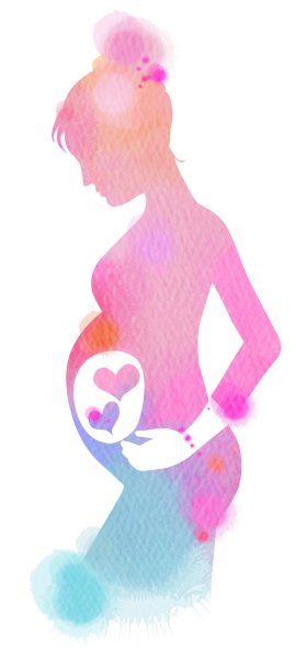 Рисунки беременных женщин красивые