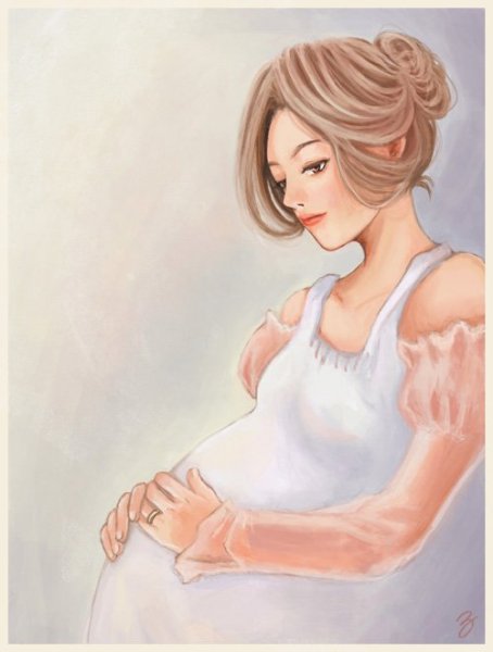 Открытки беременной женщине