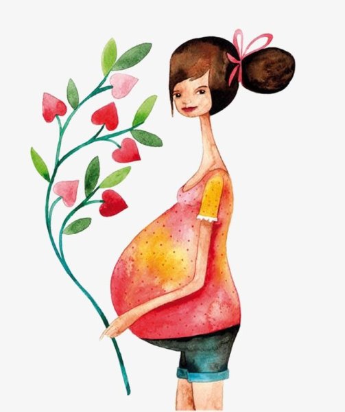 Девочка Весна акварель иллюстрация
