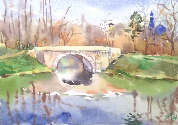 Марианна Совык акварель