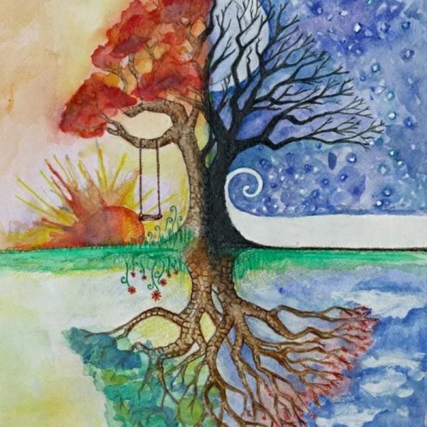 Времена года иллюстрации