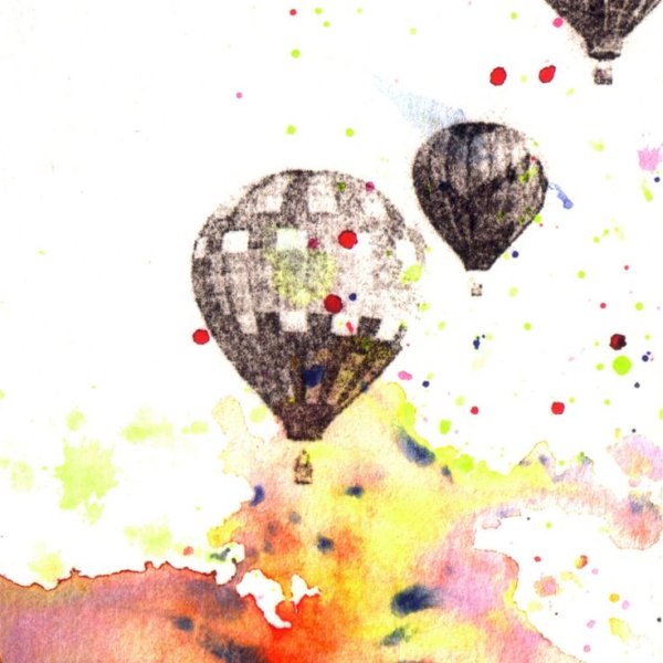 Шарики акварель