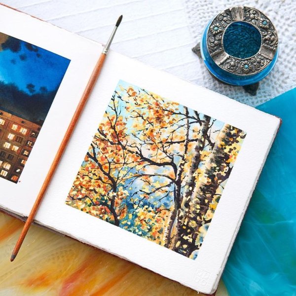 Осенний скетчбук