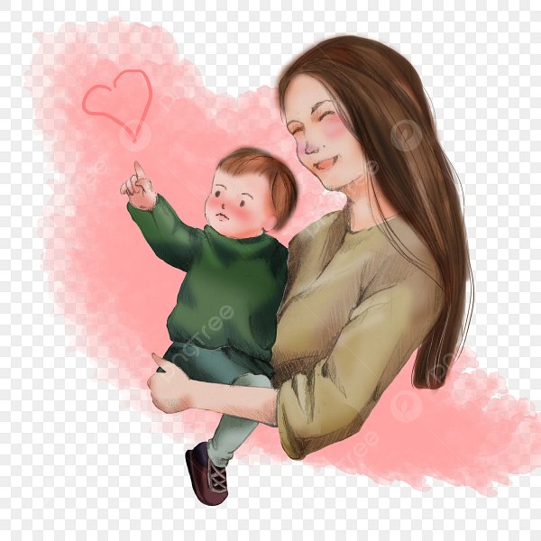 Картина клипт мама с ребенком