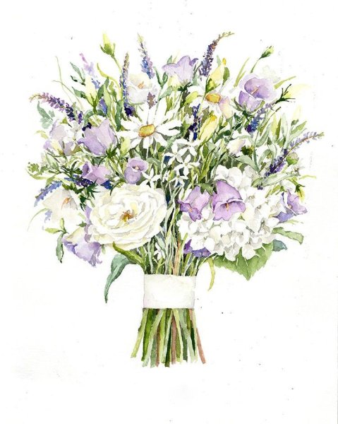 Букет иллюстрация