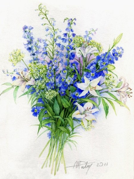 Anne Marie Patry-Belluteau акварели
