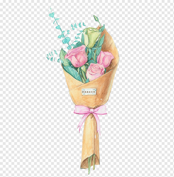 Букет цветов иллюстрация