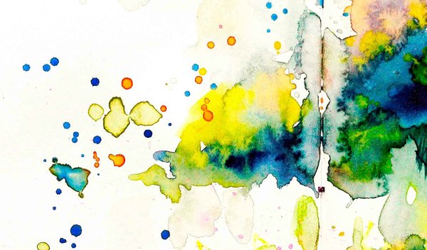 Акварель брызги