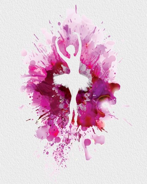 Рисование брызгами