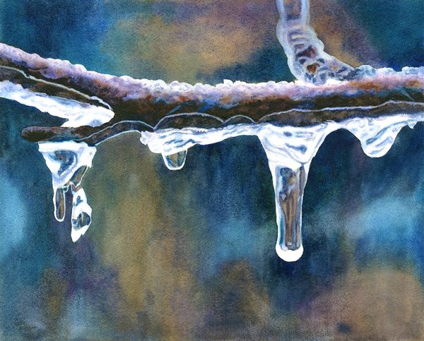 Сосульки в живописи