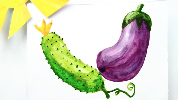 Огурец вектор