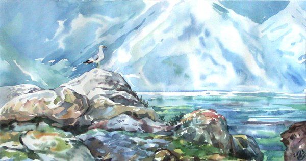 Пейзажист Мартынов картины про Байкал