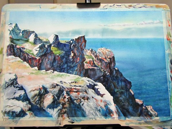 Флора Байкала живопись акварель