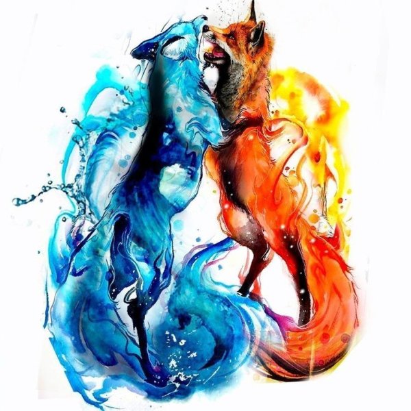 Стихии акварель