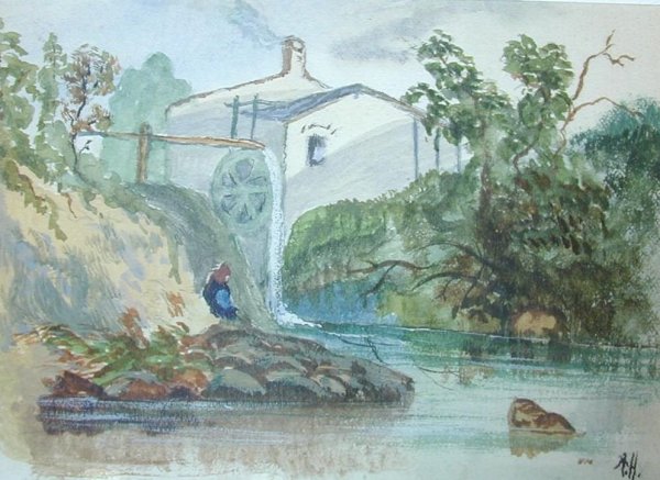 Картины Адольфа Гитлера нарисованные им