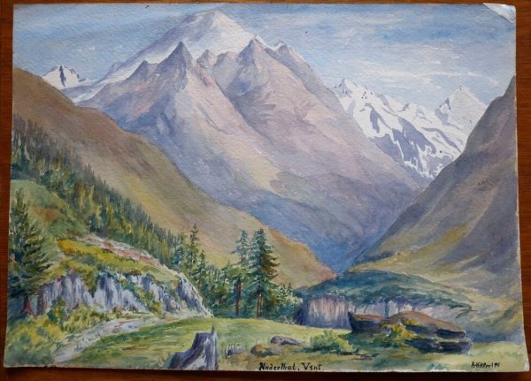 Австрийский художник Адольф Гитлер картины