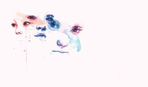 Акварель Минимализм