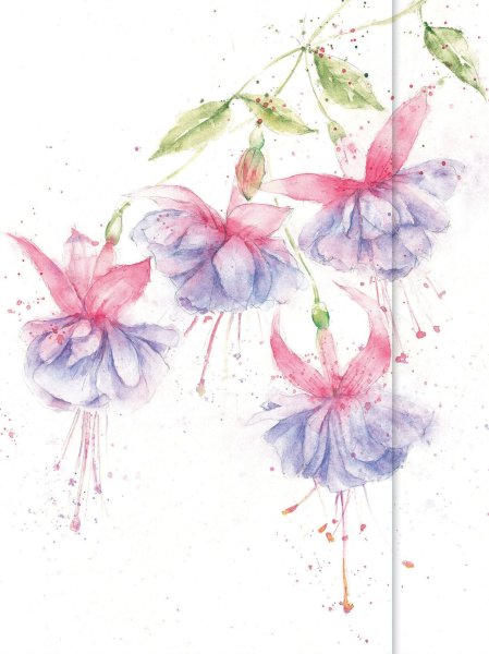Мелкие цветы акварель
