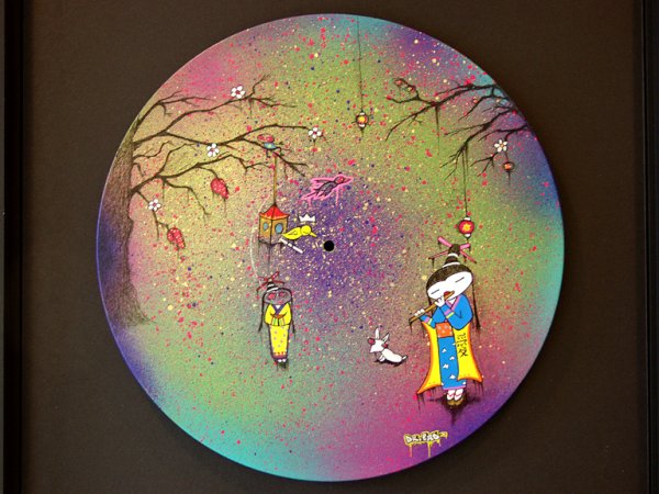 Рисование на пластинках