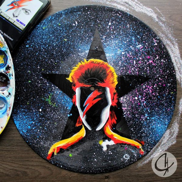 Роспись виниловых пластинок