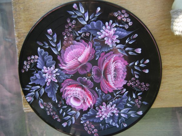 Роспись пластинок