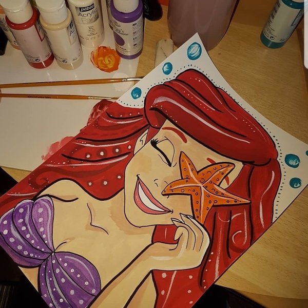 Рисунки фломастерами Дисней