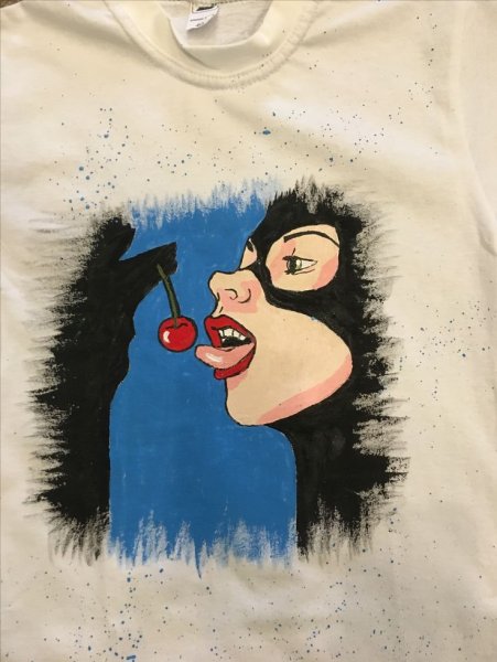 Мультяшные персонажи акрилом