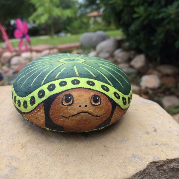Черепаха из камней
